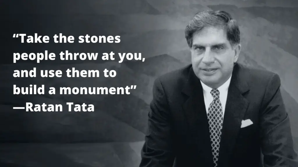 Rata Tata Quote on Life