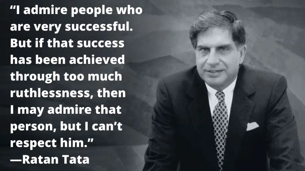 Rata Tata Quote on Success