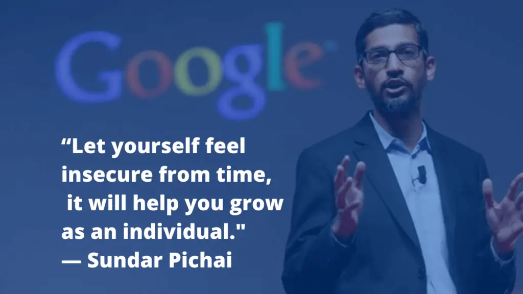 Sundar Pichai Quote on Life & Success