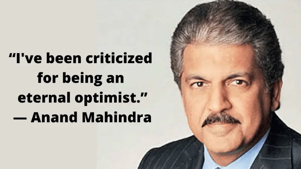 Anand Mahindra Quote on Life