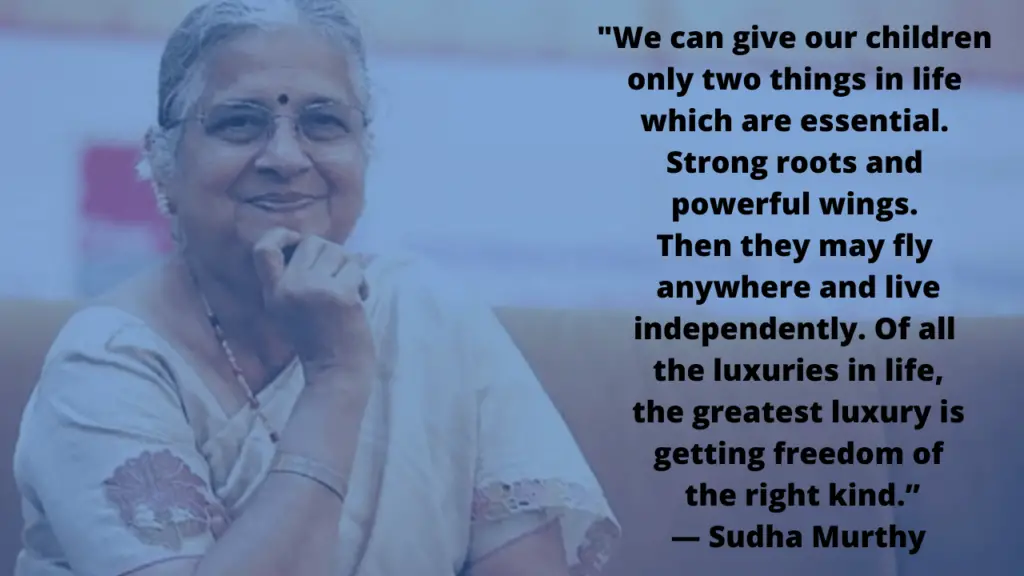 Sudha Murthy Quote on Children