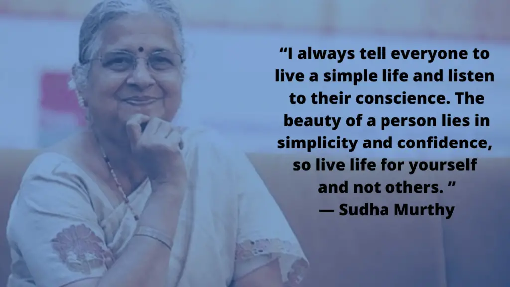 Sudha Murthy Quote on Simplicity
