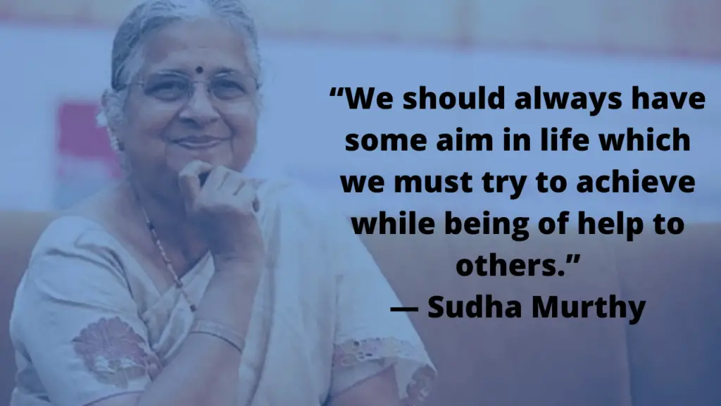 Sudha Murthy Quote on Success