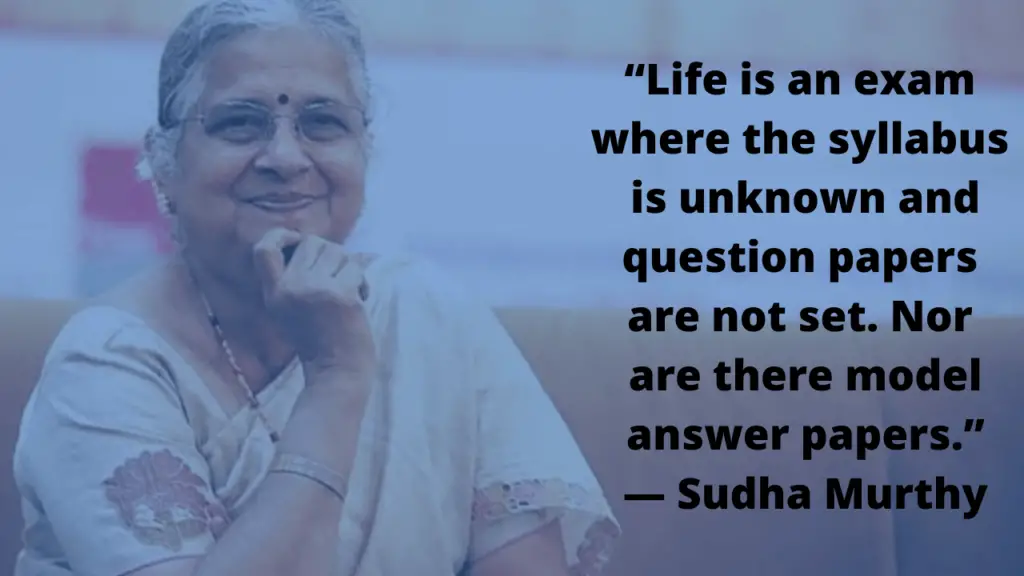 Sudha Murthy Quote on Life